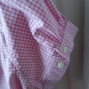 Ralph Lauren Sport pink and white small checkered.
